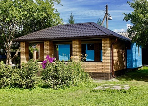 Кирпичная беседка размером 4х6 м. 